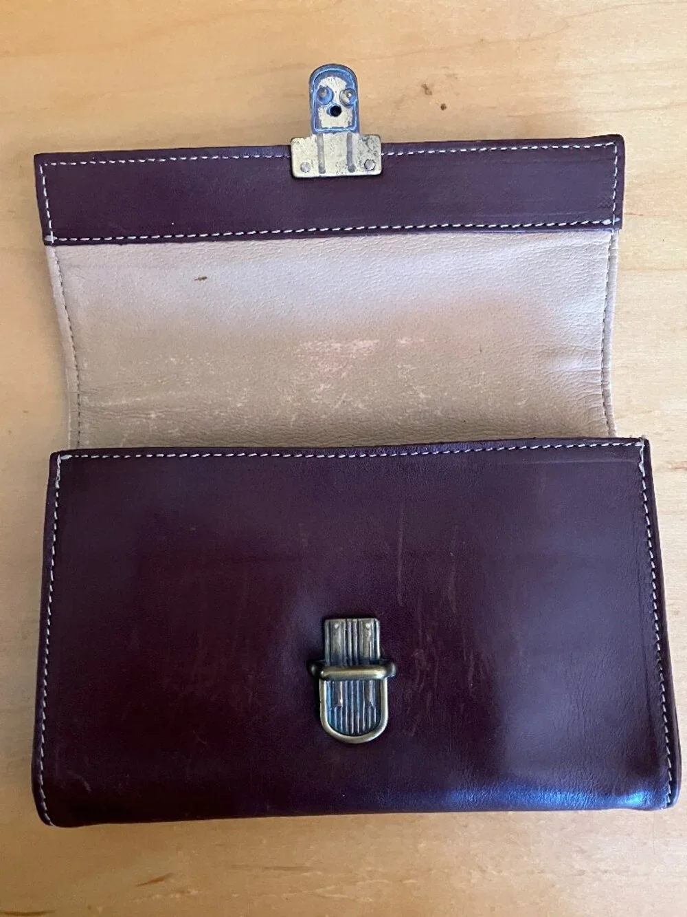 Vintage Roots x Canadian Pacific Leather Passport Wallet - Made in Canada